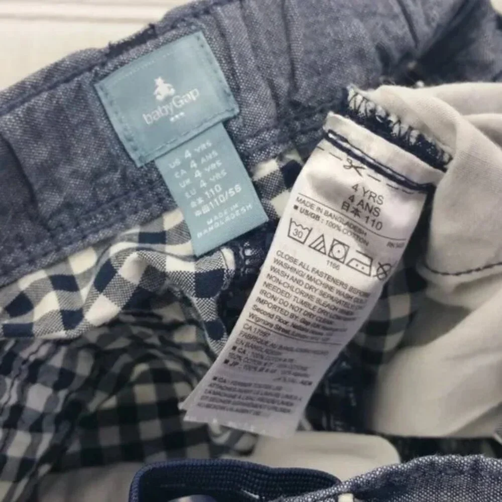 Gap Plaid Shorts Boys Size 4